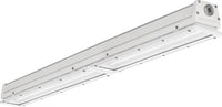 Heavy industrial,  enclosed and gasketed industrial strip, 48IN, 8, 000LM, Flat poly frosted lens, Medium, 120V-277V, Generic driver 0-10V dimming, 5000K, 80 color rendering index, White,  super durable, Enhanced corrosion resistance