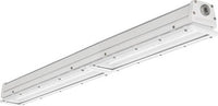 Heavy industrial,  enclosed and gasketed industrial strip, 48IN, 10, 000LM, Flat poly frosted lens, Wide distribution, 120V-277V, Generic driver 0-10V dimming, 5000K, 80 color rendering index, White,  super durable, Enhanced corrosion resistance