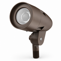 LED Fully Adjustable Spot Light Fixtures - Commercial Landscape Lighting - Options Available For Voltage, Wattage and Either Black or Bronze Finish