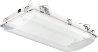 Food Processing or Cold Storage High pressure hose down luminaire, 24 inches Long, 18,000LM, Frosted Lens, 120V-277V, 0-10V dimming, 5000K
