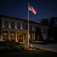 Copy of 84 Watt LED Flagpole Light 25 Degree Spot with Knuckle Mount Integrated LED - 9000 Lumens - 5000K Daylight - 120-277V