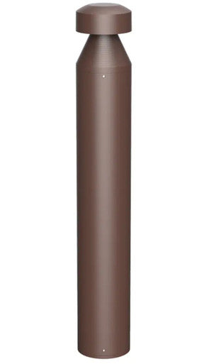 LED Bollard Lights - For Commercial Driveways and Parking Lots - Lens Free Split Cone Head - 24/19/14W - 3000 Max Lumens - Color Selectable 30K, 40K, 50K - Bronze Finish