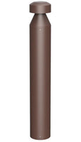 LED Bollard Lights - For Commercial Driveways and Parking Lots - Lens Free Split Cone Head - 24/19/14W - 3000 Max Lumens - Color Selectable 30K, 40K, 50K - Bronze Finish