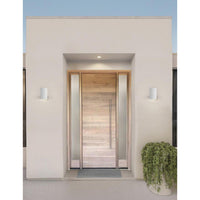 Turtle Friendly Wall Light - White Downlight Wall Cylinder - Non Corrosive - Wet Location Listed - Model P5712-30