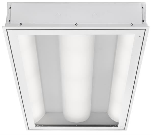 Trilume LED 2X2,Grid,277V,Side lights ambient, high output,No insert,4000k LED,80CRI,Digital Low Voltage Controller,nLight enabled ambient and exam mode,Constant Current, Dimming to 1%,Sanitary Lens,Matte White