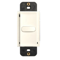 CX Low Voltage, 1 Button, Programmable Switch, No Pilot LED, Ivory