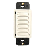 CX Low Voltage, 6 Button, Programmable Switch, No Pilot LED, White
