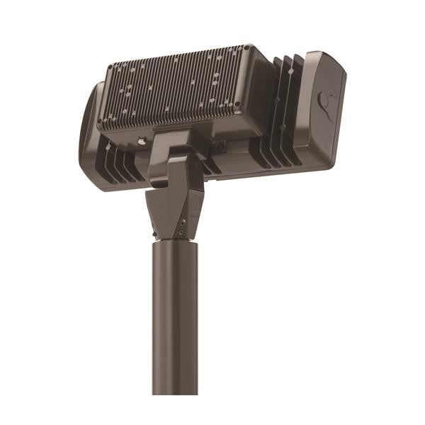 LED Flood Luminaire, Up to 30491 Lumens, 5000K, Medium Flood, 120-277V, Integral Slipfitter, Bronze Finish