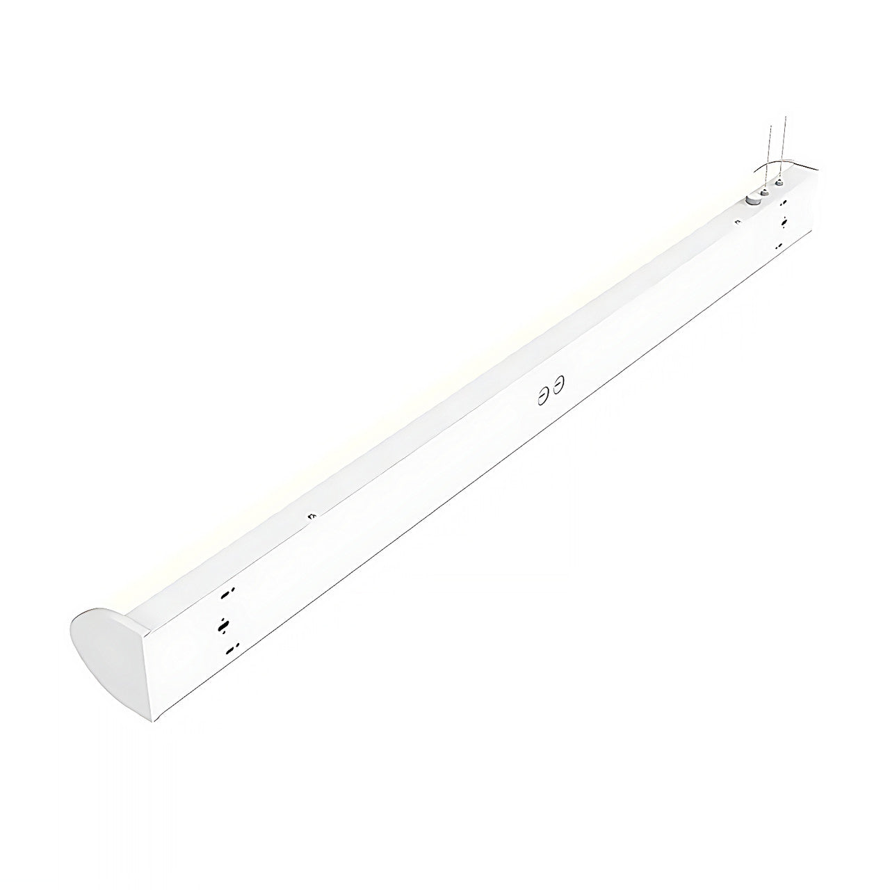 Traditional Hospital Bed Light - 4 Foot - 20W Uplight - 40W Downlight - 120-277V - 4000K Cool White - White Finish