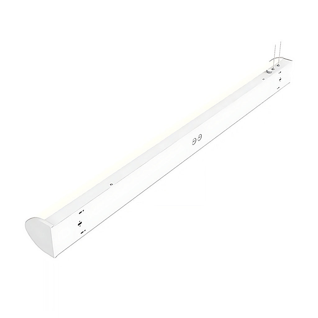 Traditional Hospital Bed Light - 4 Foot - 20W Uplight - 40W Downlight - 120-277V - 4000K Cool White - White Finish
