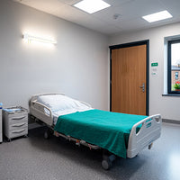 Traditional Hospital Bed Light - 4 Foot - 20W Uplight - 40W Downlight - 120-277V - 4000K Cool White - White Finish