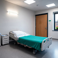 Traditional Hospital Bed Light - 4 Foot - 20W Uplight - 40W Downlight - 120-277V - 4000K Cool White - White Finish