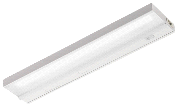 Spectra LED,  5IN wide,  23 1/8IN, 120V, 4000k LED, on-off rocker switch, Anti-Microbial Gloss White