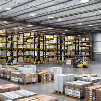 I-Beam Ibg Configurable LED High Bay with Motion Sensor, 24, 000Lm, Standard Efficiency, Clear Acrylic, General Distribution, 480V, Generic Driver 0-10V Dimming, 5000K, Reloc Onepass 6Ft InstalLED, White