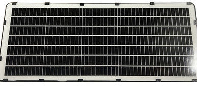 LED Solar Street Light - 80 Watt - 12000 Lumens - 6000K Daylight - Post Mount - with Programmable Motion Sensor - Black Finish