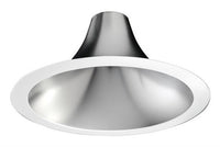 8IN L-Series Hyperbolic Trim Only- Medium, Wheat Specular, White Flange