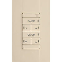 Aesthetic Line Powered Wall Switch, 2-Pole, Raise/Lower Dimming, 120-277V, Ivory, Generation Two