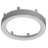 Juno SlimForm Accessory Trim - Round,7IN,White