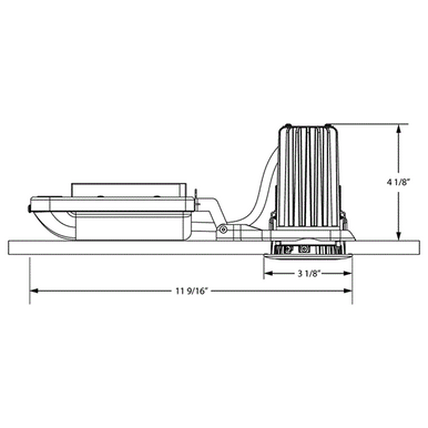 Juno Recessed 2In Led Trim, Generation 2, Adjustable Trim, 3000K, 90+ Cri, Flood, White
