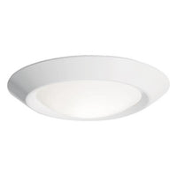 6In Basic Series LED Surface Mount Fixture, Generation 2, 700 Nominal Lm, 2700K, 90+ Cri, 120V, Forward/Reverse Phase Cut, White