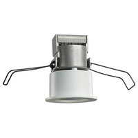 Mini LED Downlight, 12V, Round, 300 Nominal LM, 2700K, 90+ CRI, Narrow Flood, White