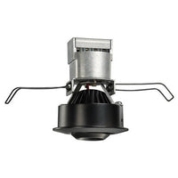 2IN Mini LED Gimbal,  12V, Round, 300 Nominal LM, 3000K, 90+ CRI, Spot, Black