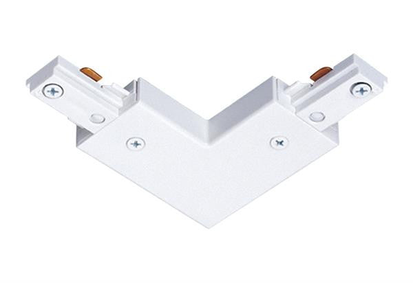Trac-Lites Adjustable Connector, 1-Circuit, White