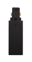 Trac-Lites End Feed Connector, 1-Circuit, Black