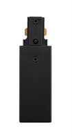 Trac-Lites End Feed Connector, 1-Circuit, Black