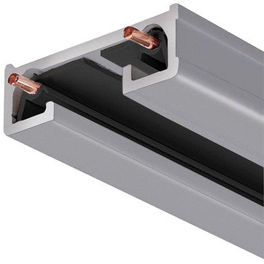 Trac-Lites Trac Section, 1-Circuit, 6FT Nominal Length, Silver