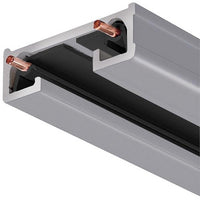 Trac-Lites Trac Section, 1-Circuit, 6FT Nominal Length, Silver