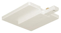 Trac-Master Electrical End Feed Connector and Outlet Box Cover, 1-Circuit, Reverse Polarity, White