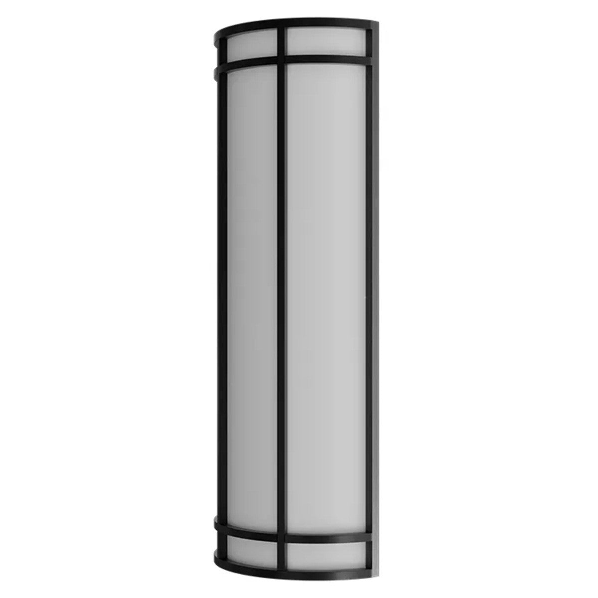 LED Decorative Wall Sconce Black Finish Watt Selectable 20W/25W/30W - 2,800 Lumens - 9X24 Inches - Color Tunable 30/40/50K