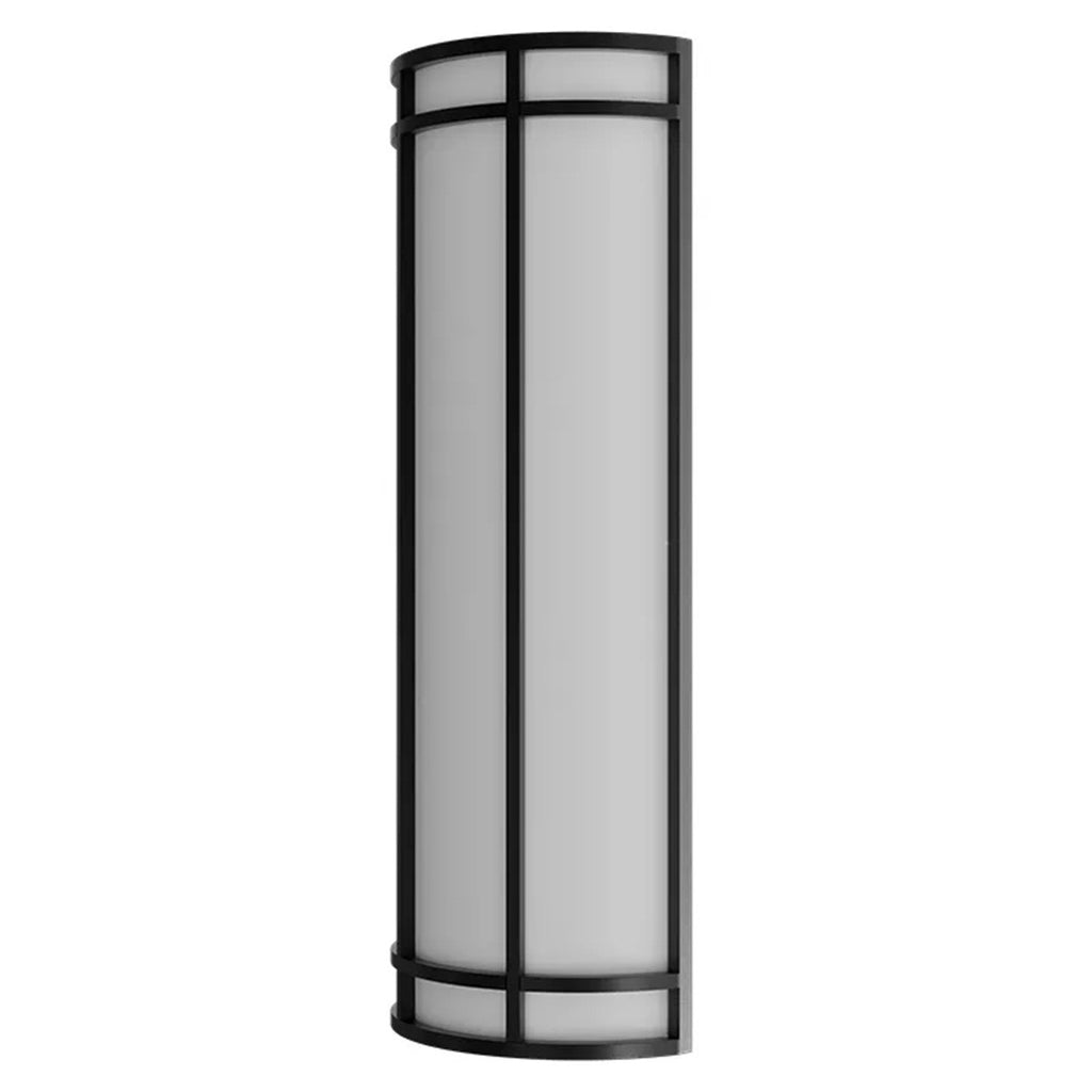 LED Decorative Wall Sconce Black Finish Watt Selectable 20W/25W/30W - 2,800 Lumens - 9X24 Inches - Color Tunable 30/40/50K