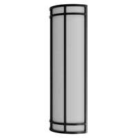 LED Decorative Wall Sconce Black Finish Watt Selectable 20W/25W/30W - 2,800 Lumens - 9X24 Inches - Color Tunable 30/40/50K