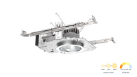 Ldn 4In  Round New Construction Housing, 3500K, 1, 000 Lumens, Multi-Volt, 90+ Cri, 0-10V Driver Dims To 1%, Chicago Plenum Rated