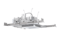 LDN 4IN Square New Construction Housing,3500K, 2,000 Lumens,Multi-Volt,eldoLED 1% Dimming Driver, Housing Only