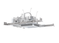 Ldn 4In  Square New Construction Housing, 3500K,  1,000 Lumens, Multi-Volt, 0-10V Driver Dims To 10%, Housing