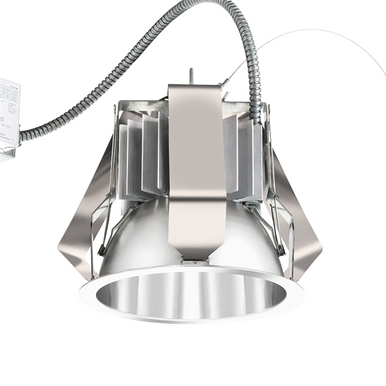 Ldnrv 7In Round Retrofit Housing, 4000K, 4, 000 Lumens, Multi-Volt, 0-10V Driver Dims To 10%, Housing