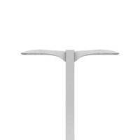 D-Series Size 1 LED Area Luminaire, LED, Up to 19180 Lumens, 4000K, 70CRI, Type V Medium, 120-277V, Square pole mounting, Natural aluminum finish, super durable