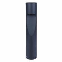 LED Garden Pathway Bollard Light - 15 Watts 1500 Lumens - Color Selectable 30K/40K/50K - 26 Inches Tall - 120-277V - Black Finish
