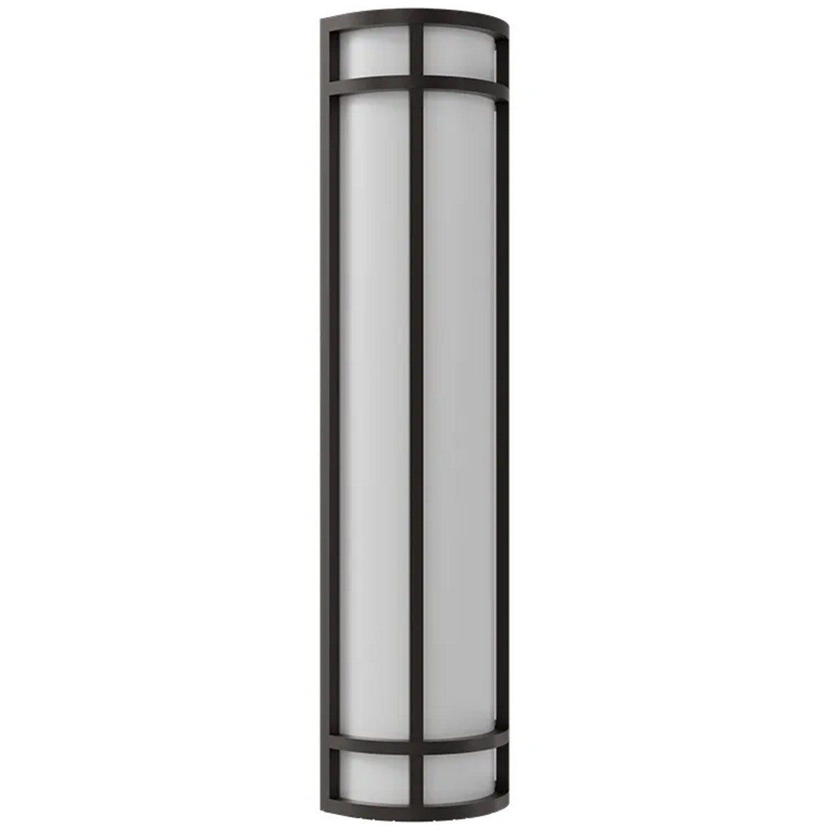 LED Decorative Wall Sconce Black Finish 25 Watt - 1,800 Lumens - 6X24 Inches - Color Tunable 30/40/50K