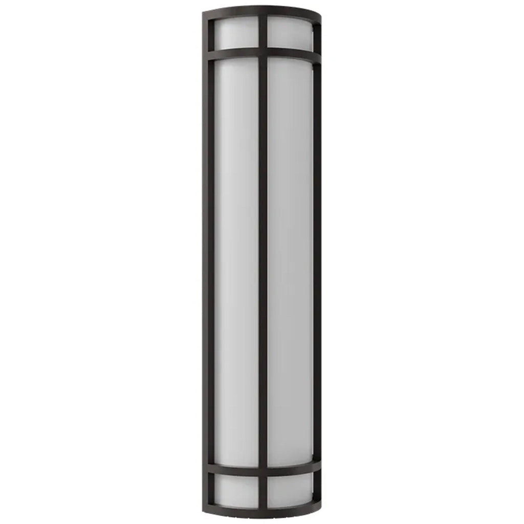 LED Decorative Wall Sconce Black Finish 25 Watt - 1,800 Lumens - 6X24 Inches - Color Tunable 30/40/50K