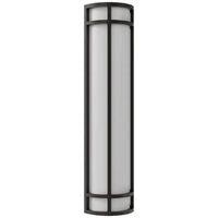 LED Decorative Wall Sconce Black Finish 25 Watt - 1,800 Lumens - 6X24 Inches - Color Tunable 30/40/50K