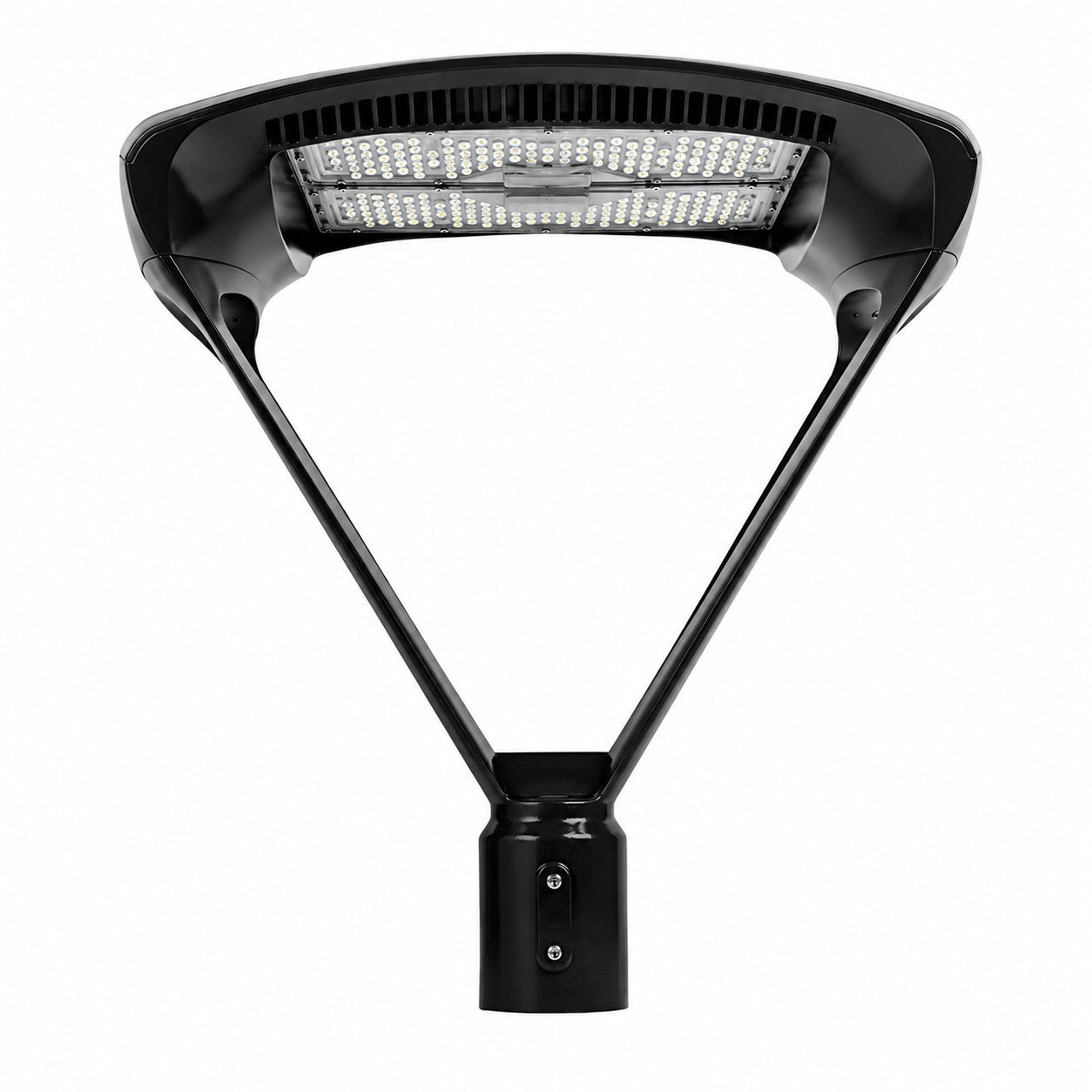 LED Modern Pole Light - 300 Watt - 39000 Lumens - 5000K Daylight - 120-277V - Bronze - Fits Up to 2.5 Inch Pole Top
