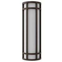 LED Decorative Wall Sconce Bronze Finish 20 Watt - 1,500 Lumens - 6X18 Inches - Color Tunable 30/40/50K