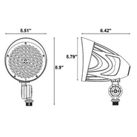 LED Landscape Light with Knuckle Mount - Watt Selectable 20W/26W/35W - 5000 Max Lumens - Color Selectable 30K/40K/50K/ - 120-277V