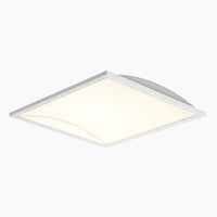 Curved Indirect LED Troffer - Multiwatt 25W/30W/40W - Max 5000 Lumens - 2X2 Foot - Color Tunable 35K/40K/50K - Aperture Optics - Standard Drop Ceiling Mount - 120-277V