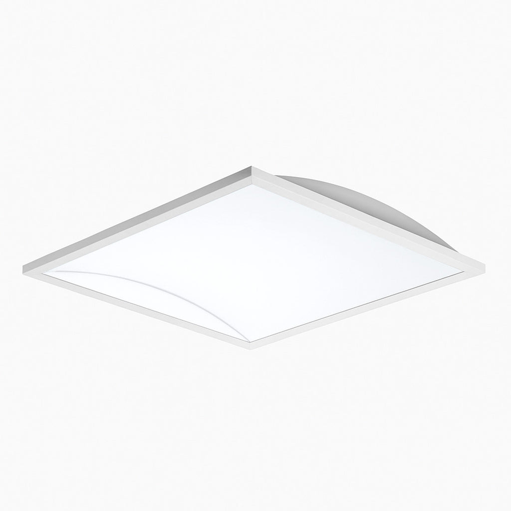 Curved Indirect LED Troffer - Multiwatt 25W/30W/40W - Max 5000 Lumens - 2X2 Foot - Color Tunable 35K/40K/50K - Aperture Optics - Standard Drop Ceiling Mount - 120-277V