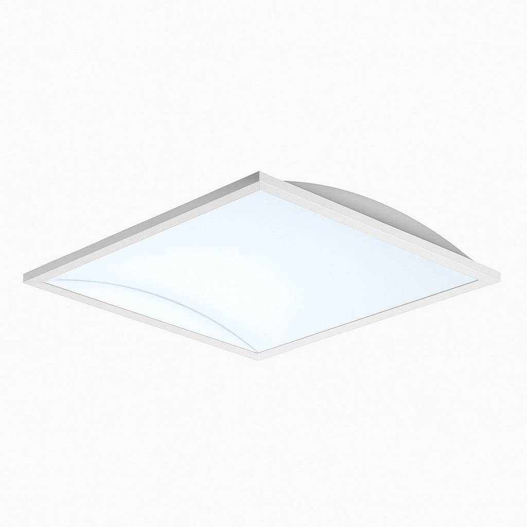 Curved Indirect LED Troffer - Multiwatt 25W/30W/40W - Max 5000 Lumens - 2X2 Foot - Color Tunable 35K/40K/50K - Aperture Optics - Standard Drop Ceiling Mount - 120-277V